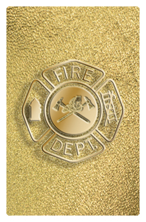 DF35T 418 SH GD Fire Department Shimmer Gold Background